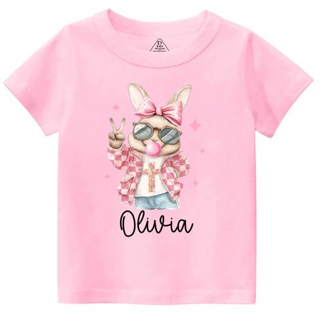 Bubble Gum Bunny Toddler&Kid's Tees Beepumpkin