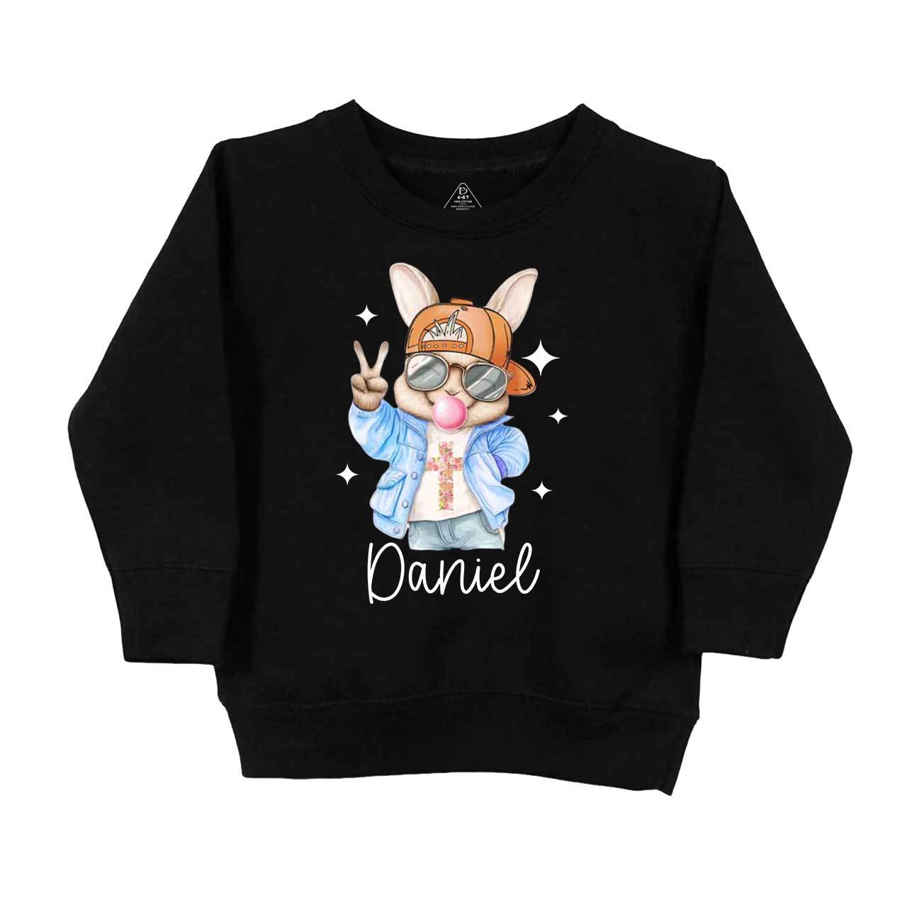 Bubble Gum Bunny Kid's Sweatshirt