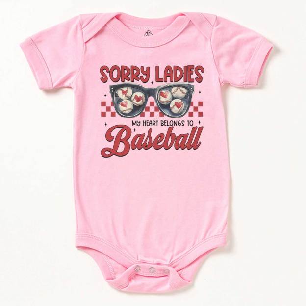 Sorry Ladies My Heart Belongs To Baseball Bodysuit Beepumpkin