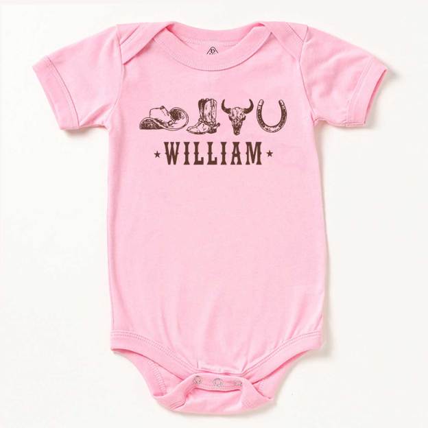 Personalized Western Bodysuit Beepumpkin