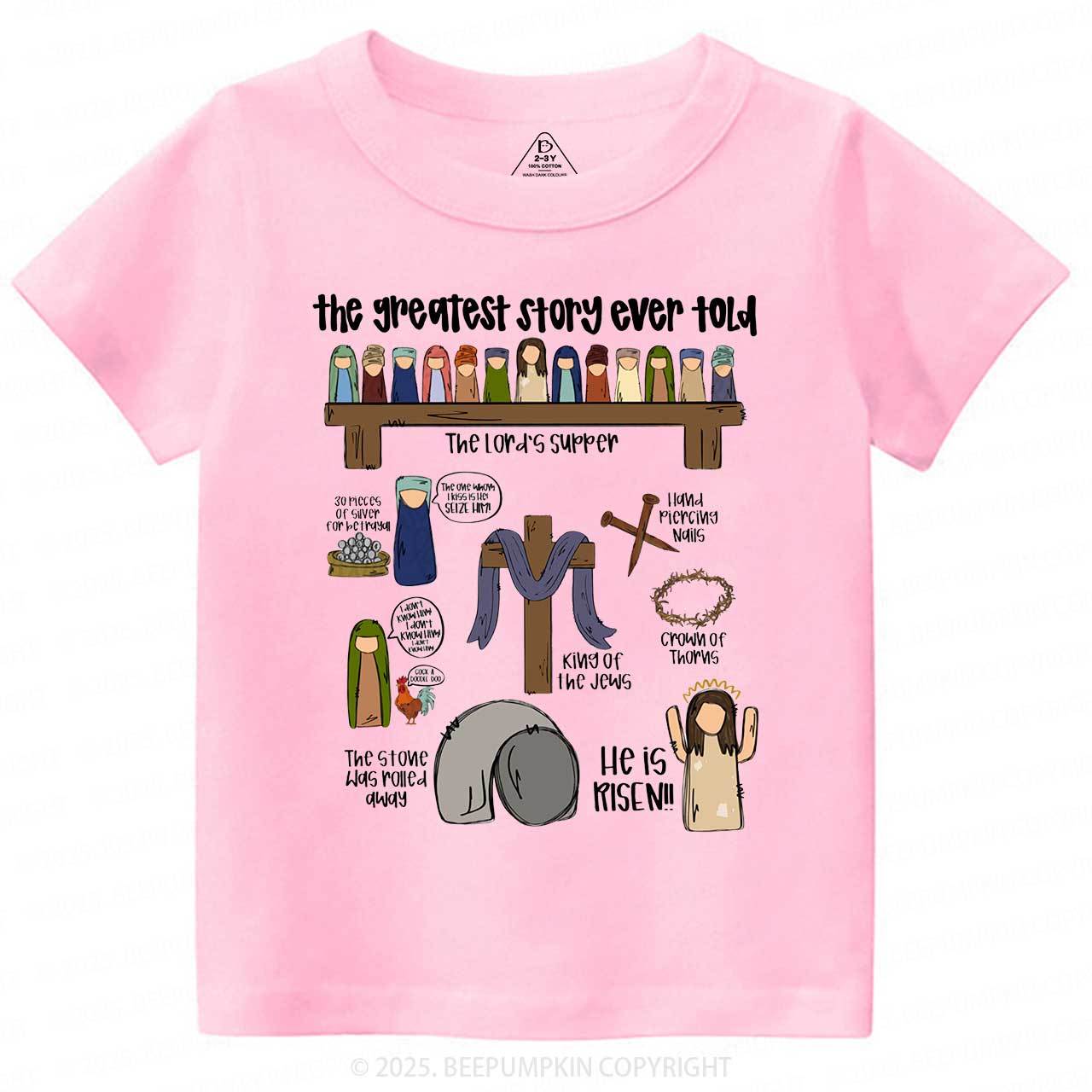 The Greatest Story Ever Told Toddler&Kid's Tees Beepumpkin