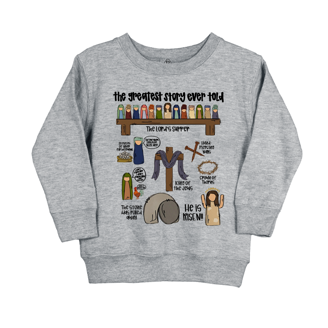 The Greatest Story Ever Told Kid's Sweatshirt