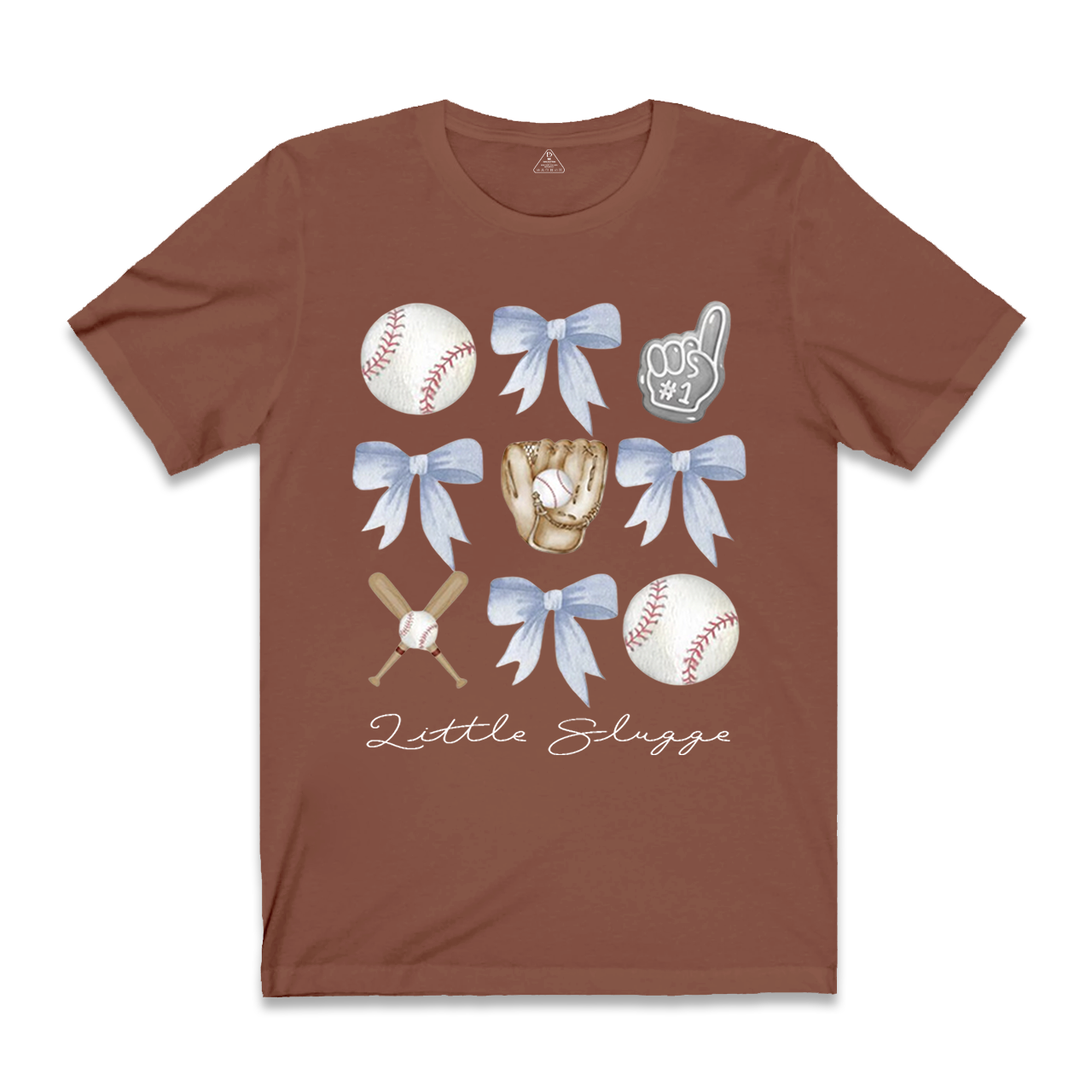 Personalized Bow Baseball Mama T-Shirts
