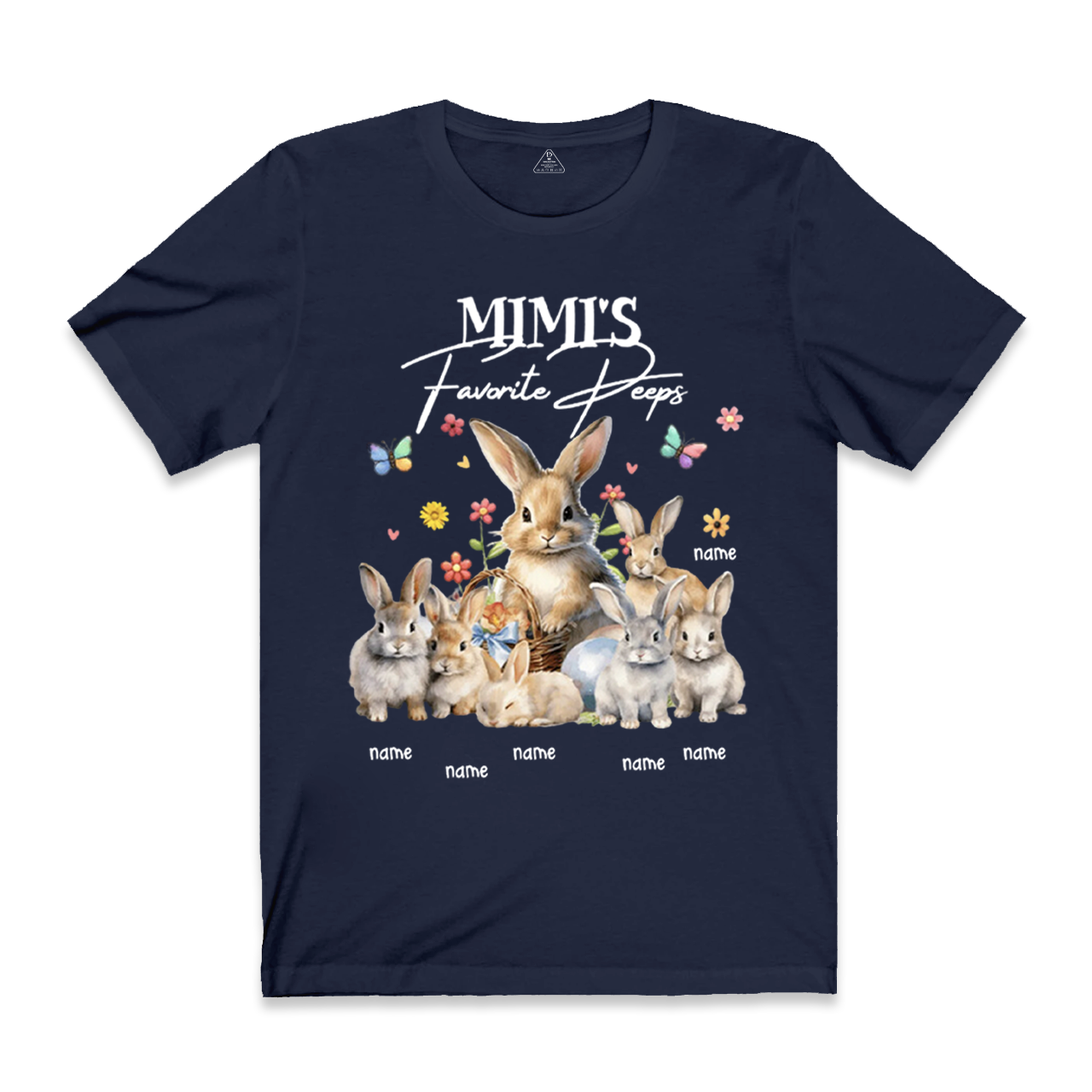 Personalized Favorite Rabbit Easter Day Mama/Grandma Shirt 