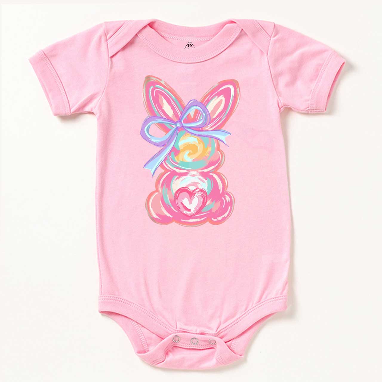 Brushstroke Bunny Easter Bodysuit Beepumpkin