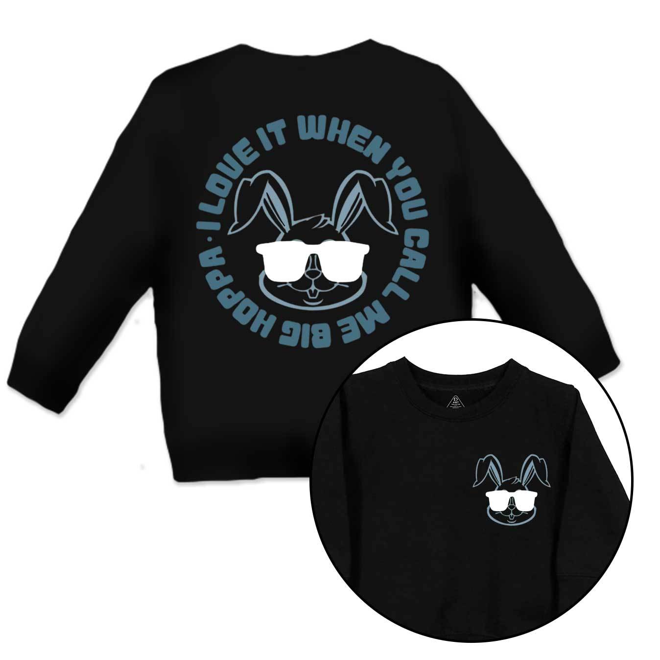 Sunglasses Bunny Easter Told Kid's Sweatshirt