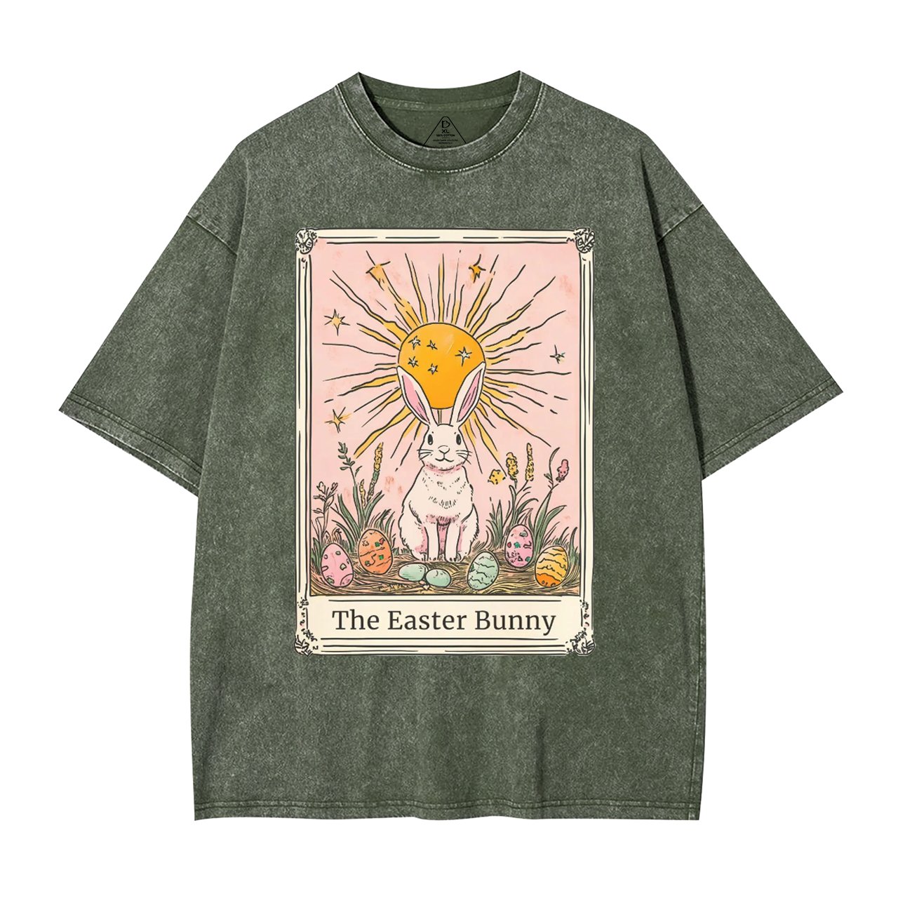 Retro Rabbit Mama Washed T-Shirts