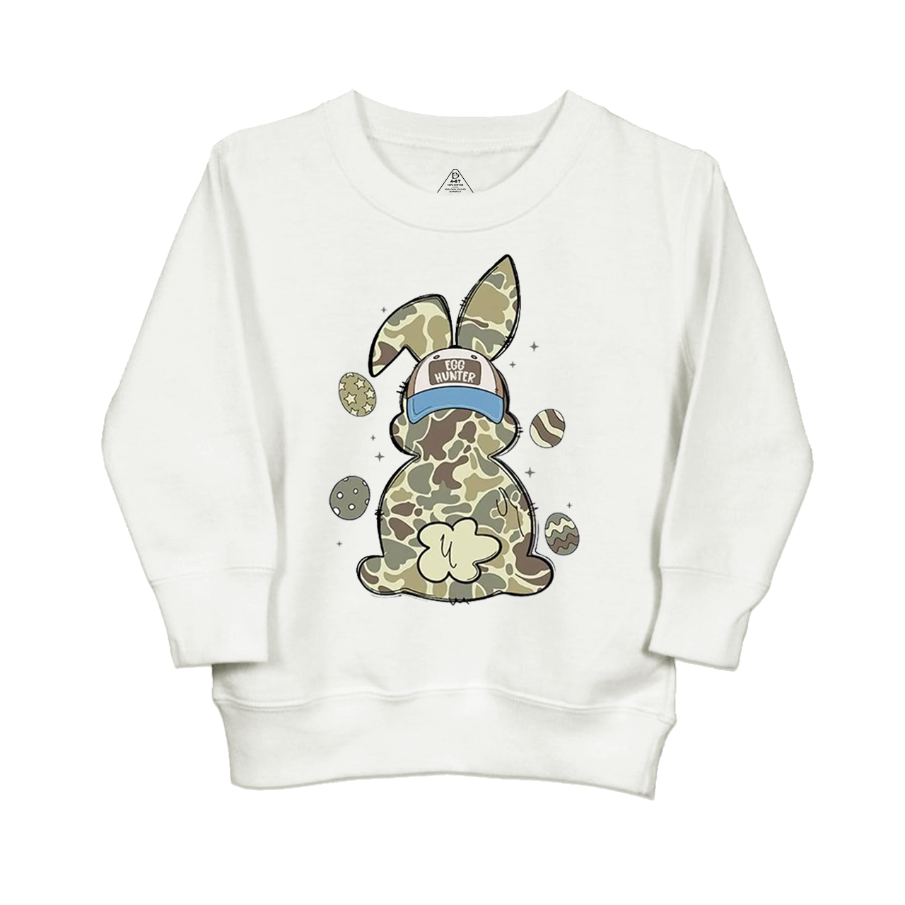 Egg Hunter Bunny Kid's Sweatshirt