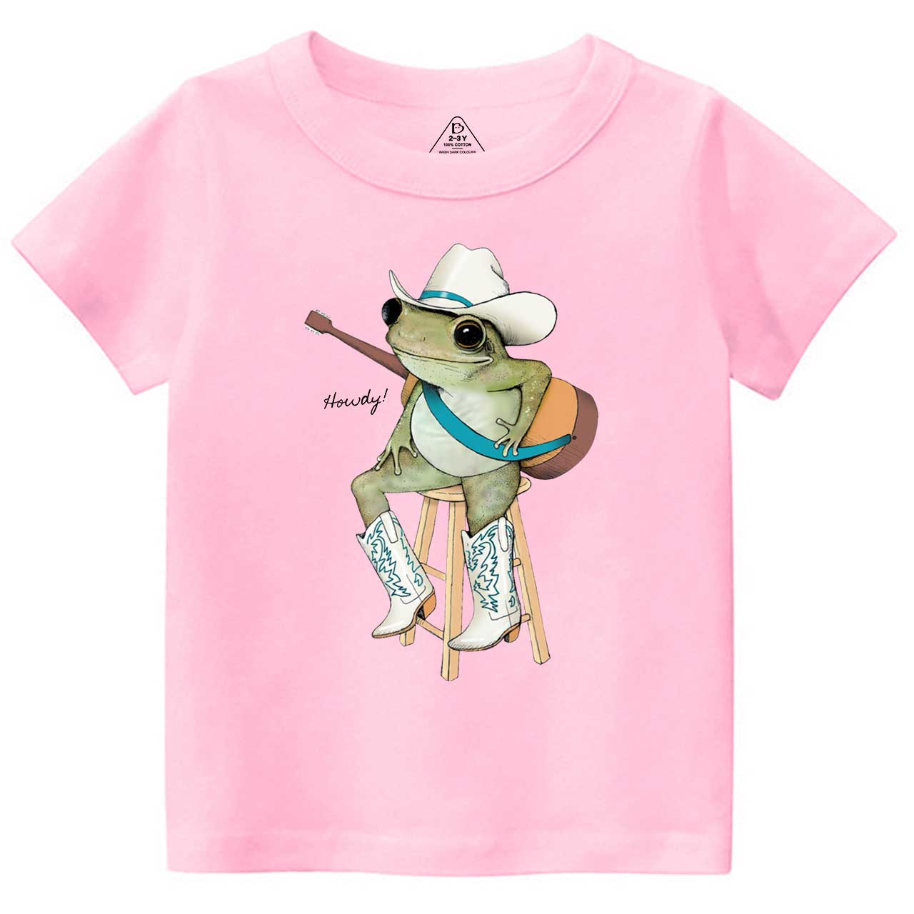 Cowboy Frog Toddler&Kid's Tees Beepumpkin