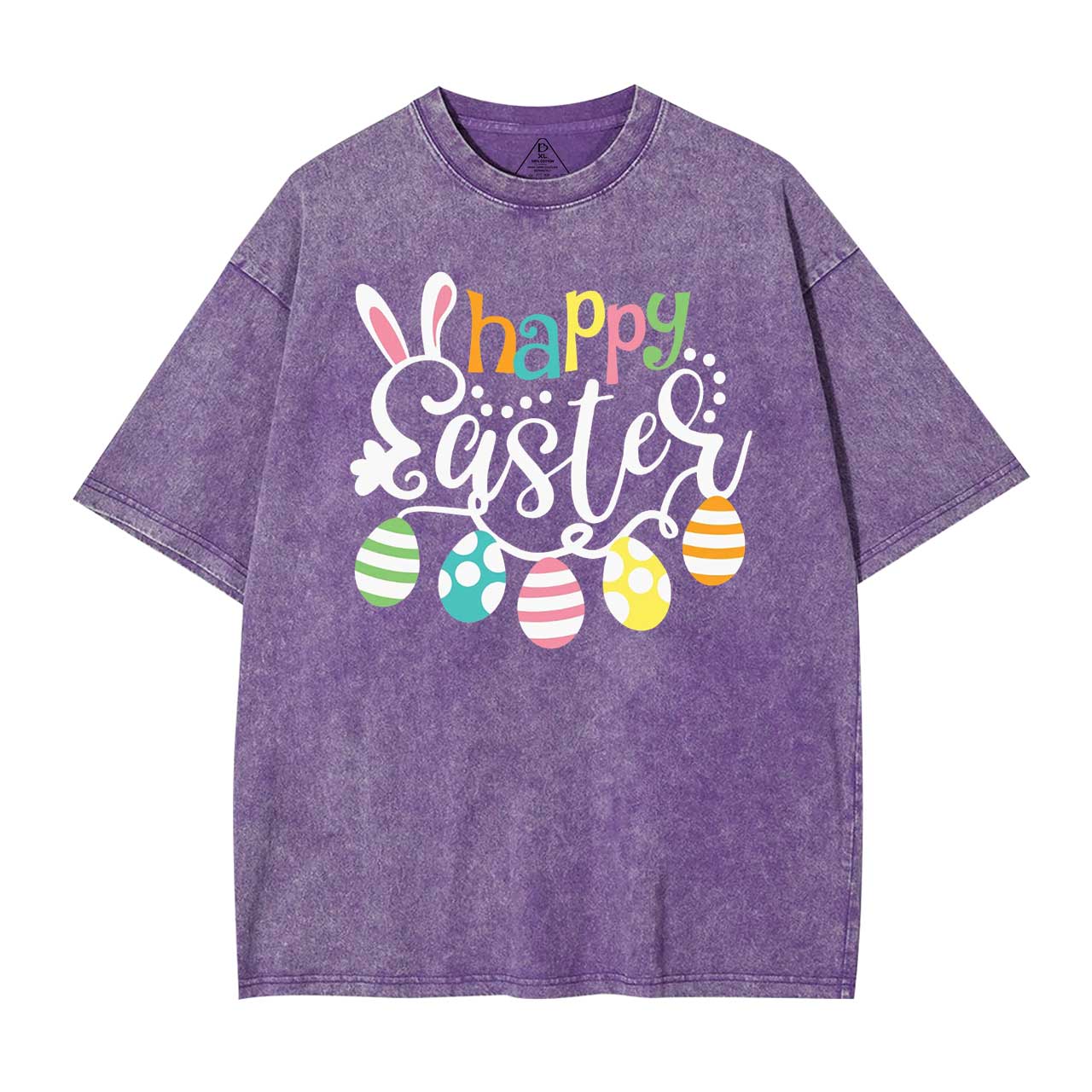 Happy Easter Mama Washed T-Shirts