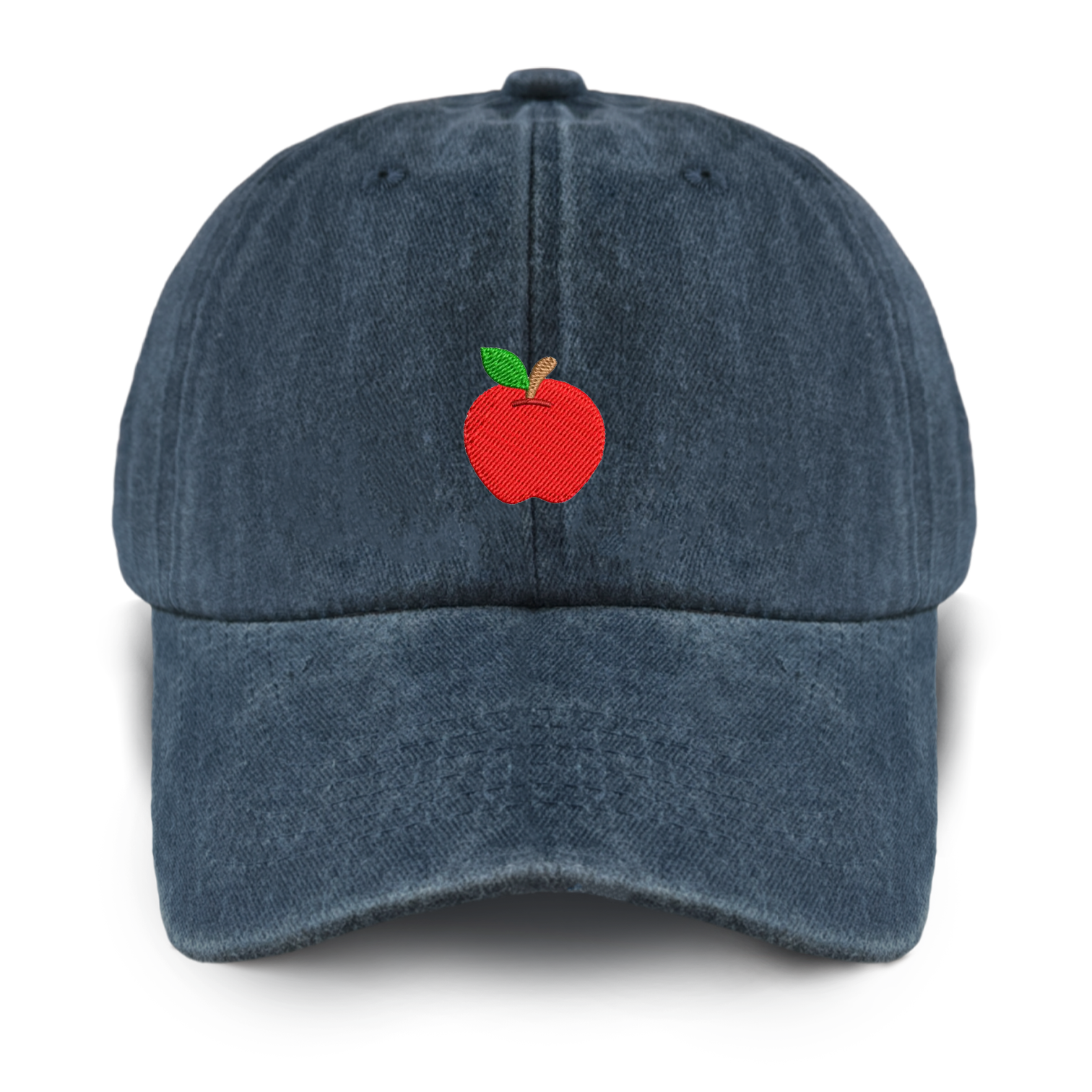 Personalized 17 Types Of Fruit Embroidery Washed Baseball Cap For Kids