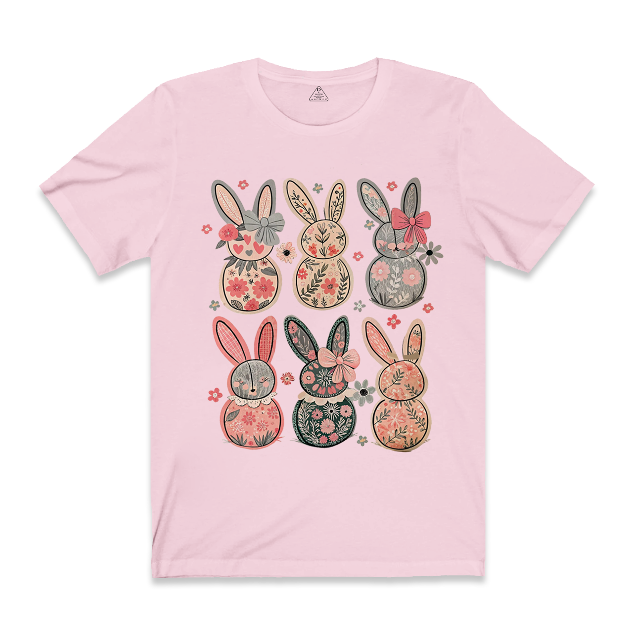 Coquette Easter Bunny Floral Mama T-Shirts