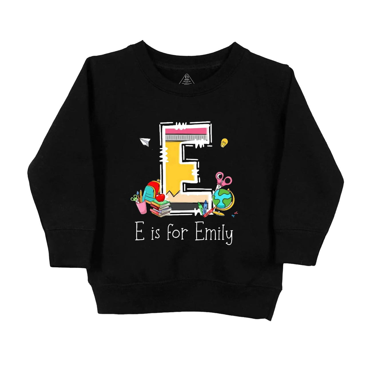 Personalized Name Pencil Kid's Sweatshirt