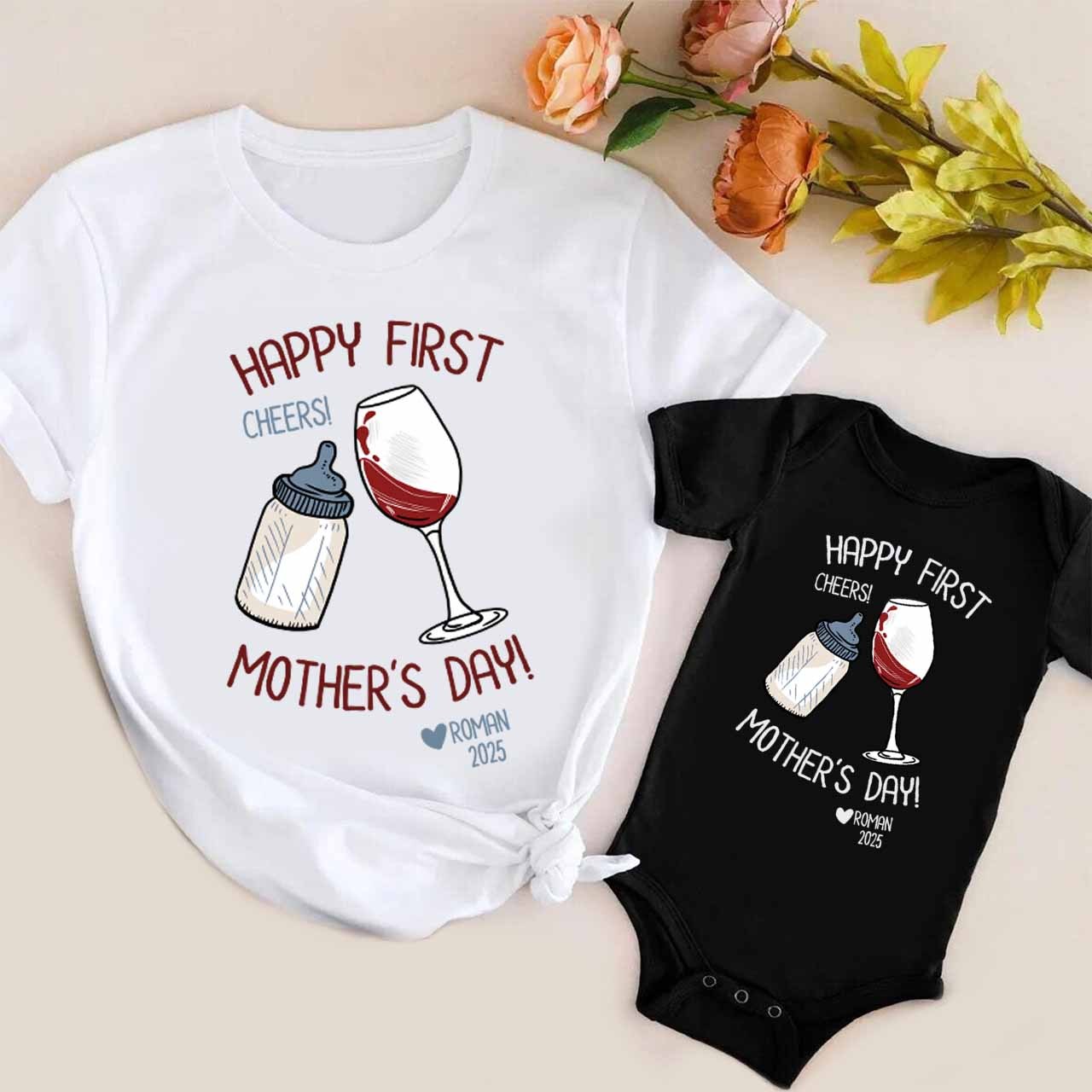 Cheers Mom&Me Matching Tees