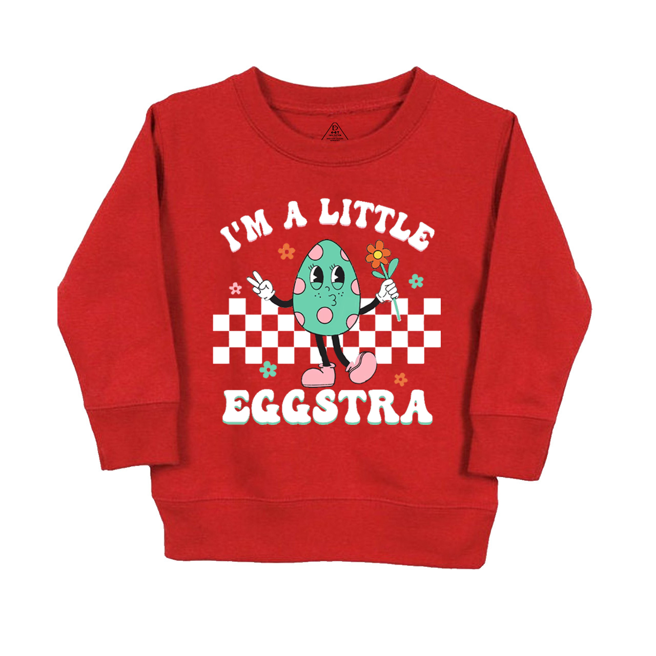 I'm A Little Eggstra Kid's Sweatshirt