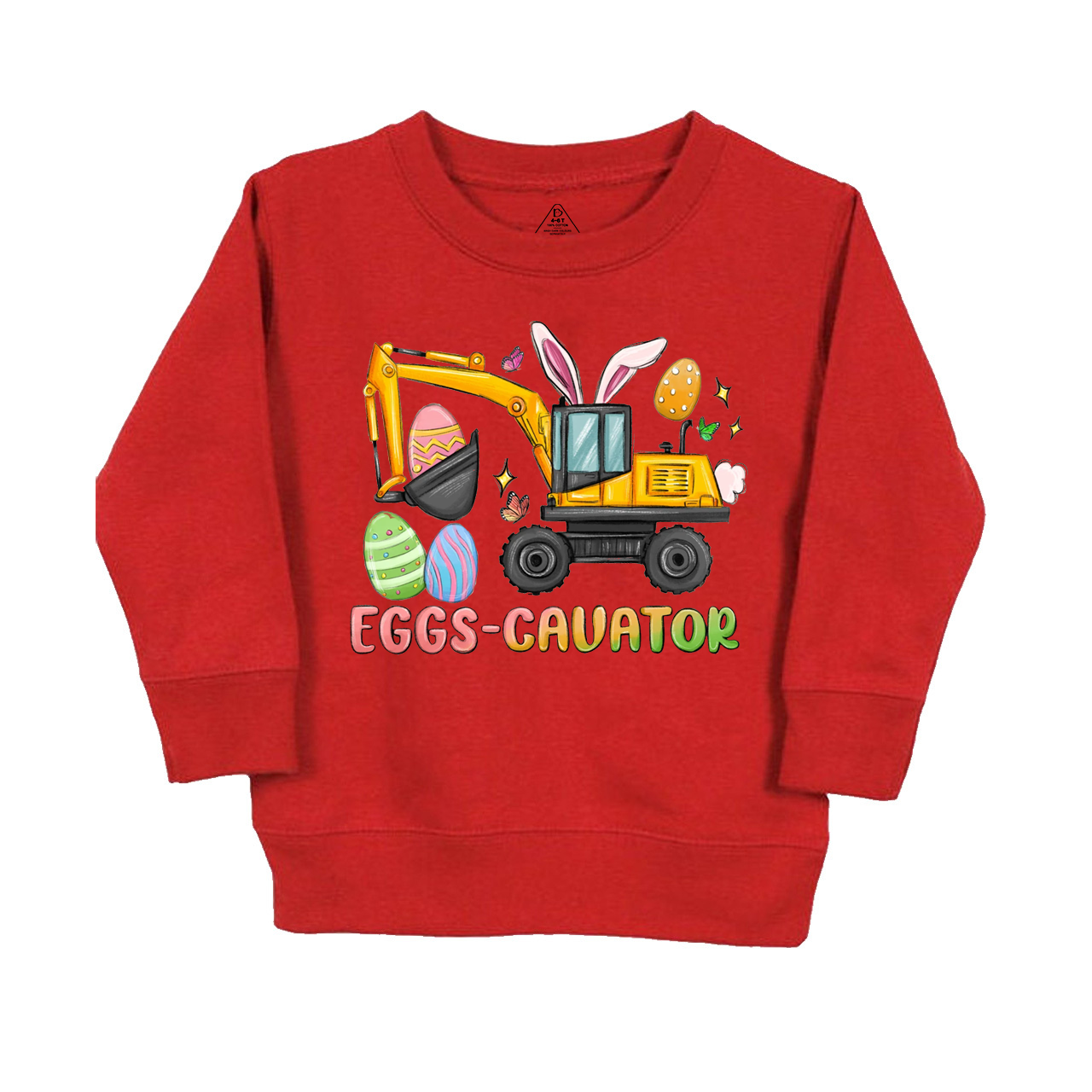 Eggs Cavator Easter Kid's Sweatshirt