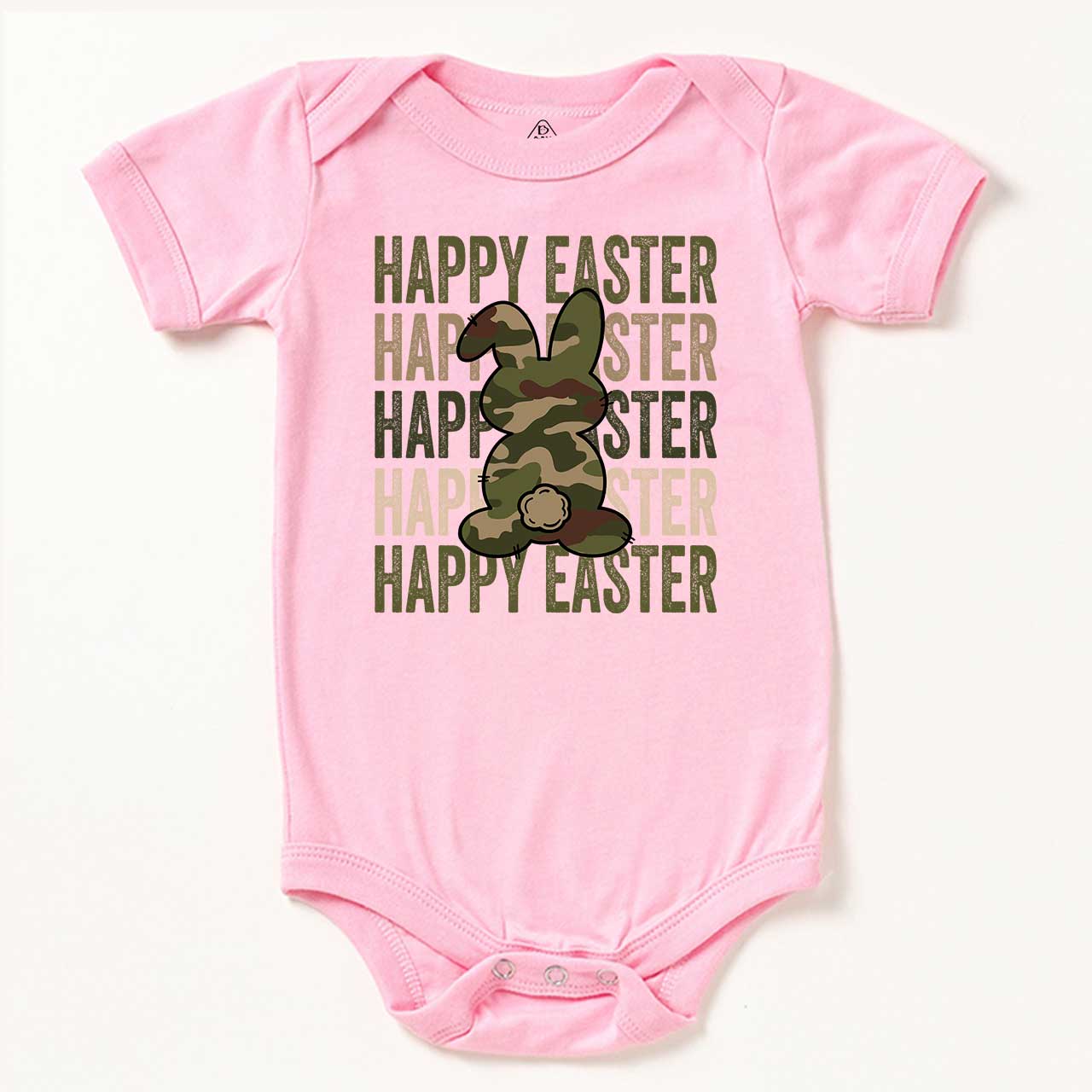 Easter Camouflage Happy Bunny Bodysuit Beepumpkin