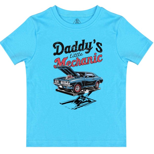 Daddy's Little Mechanic Toddler&Kid's Tees Beepumpkin