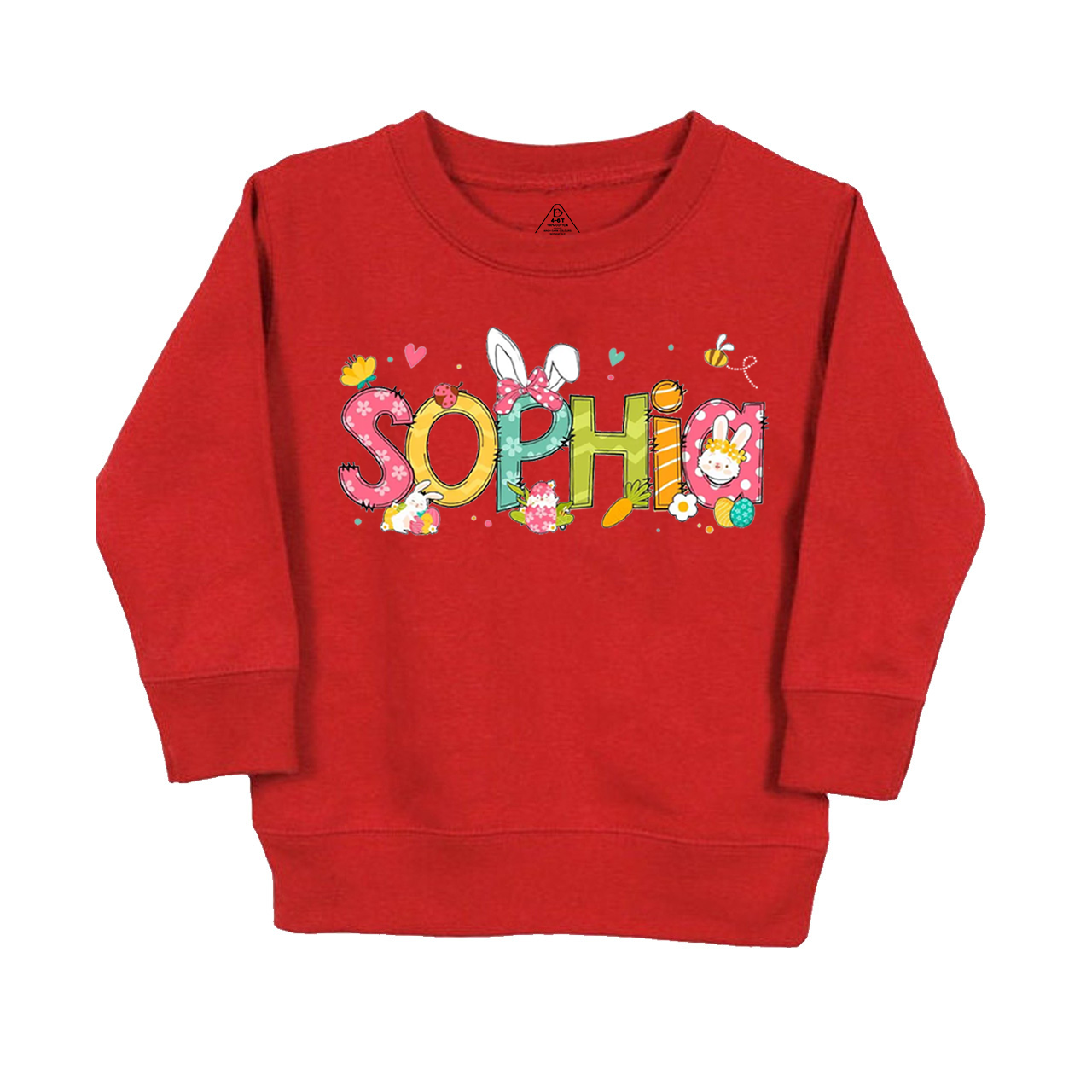 Personalized Name Kids Easter Sweatshirt