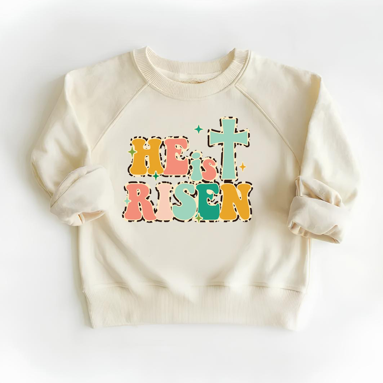 He Is Risen Easter Kid's Sweatshirt