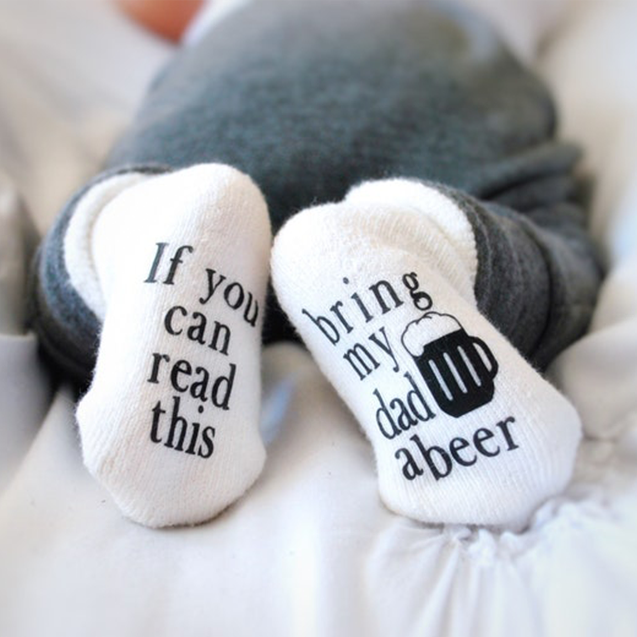 If You Can Read This Baby Socks, Beer Gifts For Dad
