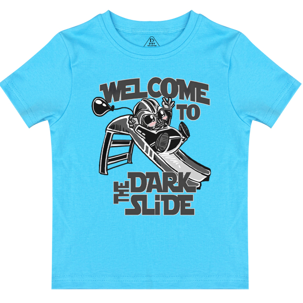 Welcome To The Dark Slide Toddler&Kid's Tees Beepumpkin