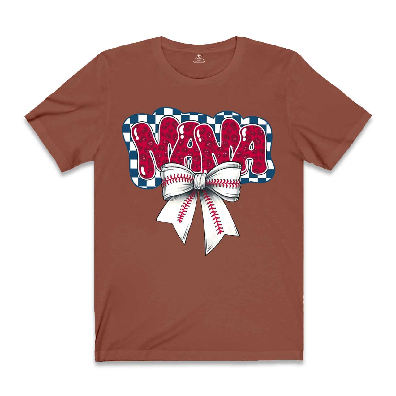 Baseball Bubble Leopard Mama T-Shirts