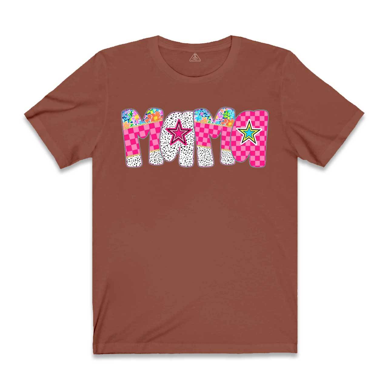Vibrant And Playful Mama T-Shirts