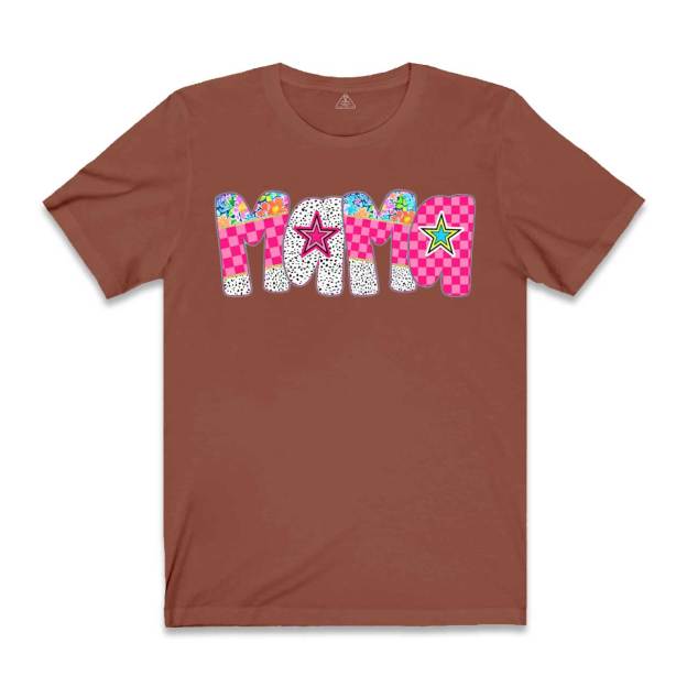 Vibrant And Playful Mama T-Shirts