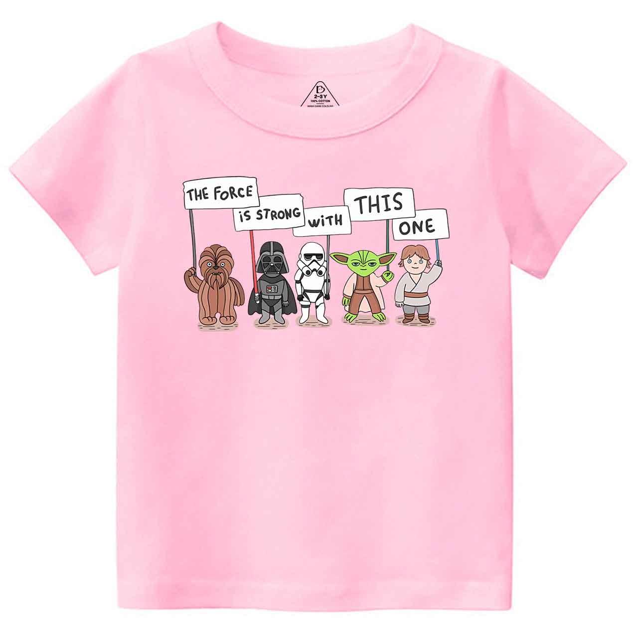 The Force Is Strong With This One Toddler&Kid's Tees Beepumpkin