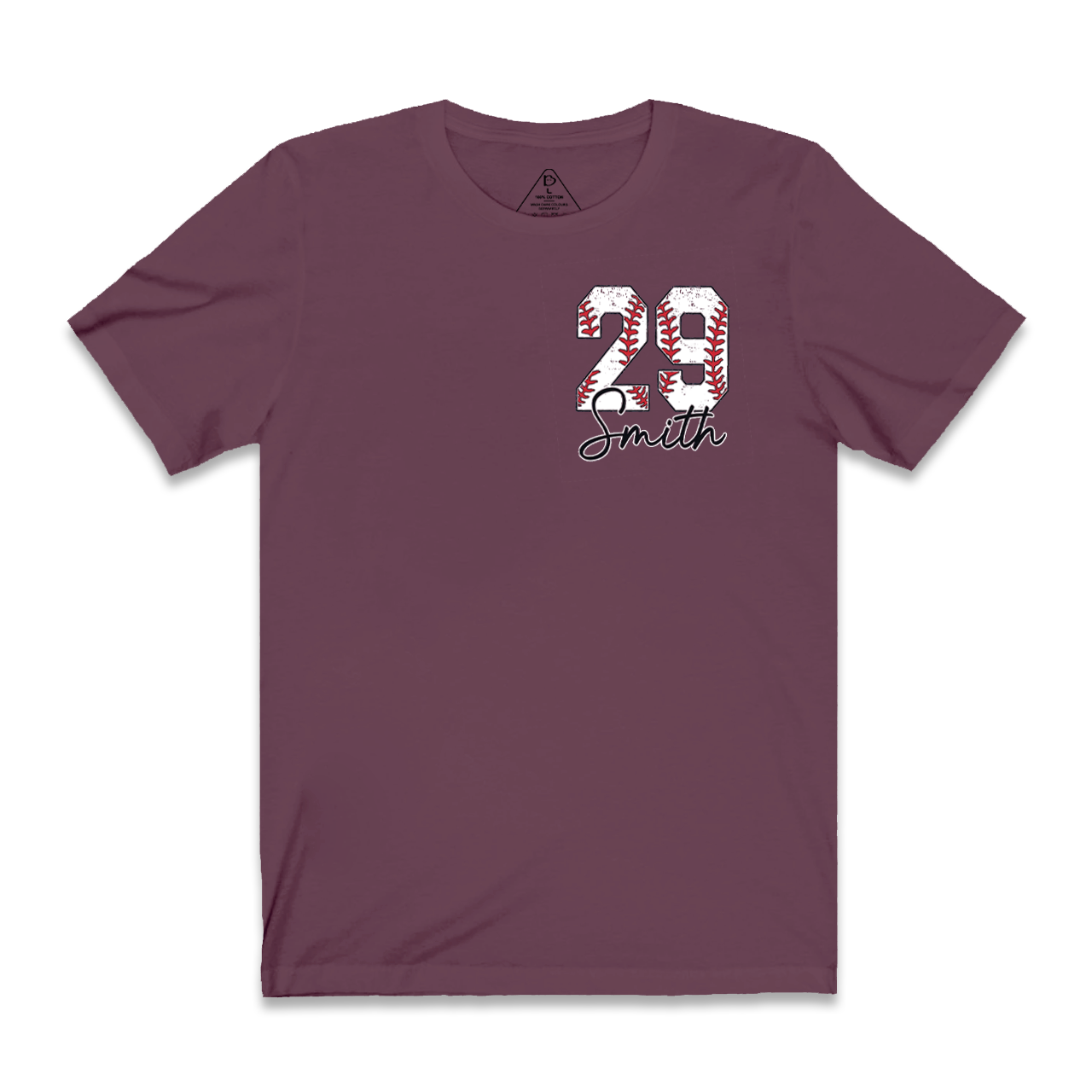 Personalized Baseball Pocket Mama T-Shirts