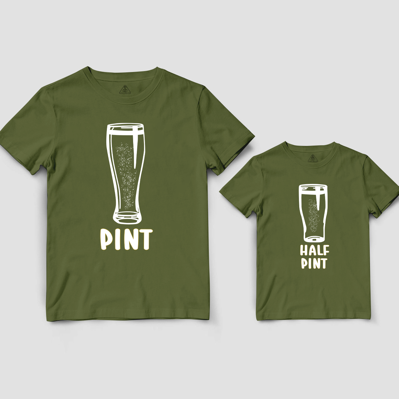 Matching Dad and me Pint & Half Pint Bodysuit & Shirts