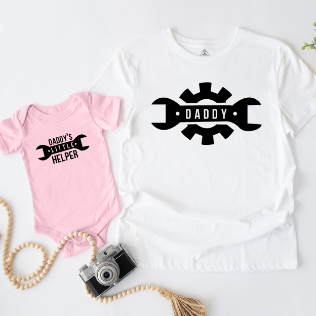 Daddy's Little Helper Dad&Me Matching Shirts