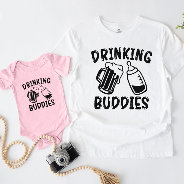 Drinking Buddies Dad&Me Matching Shirts