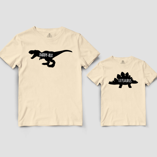 Matching First Dad and me Bodysuit & Shirts (Rex)