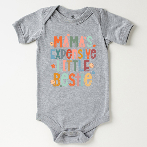 Mama's Expensive Little Bestie Bodysuit Beepumpkin