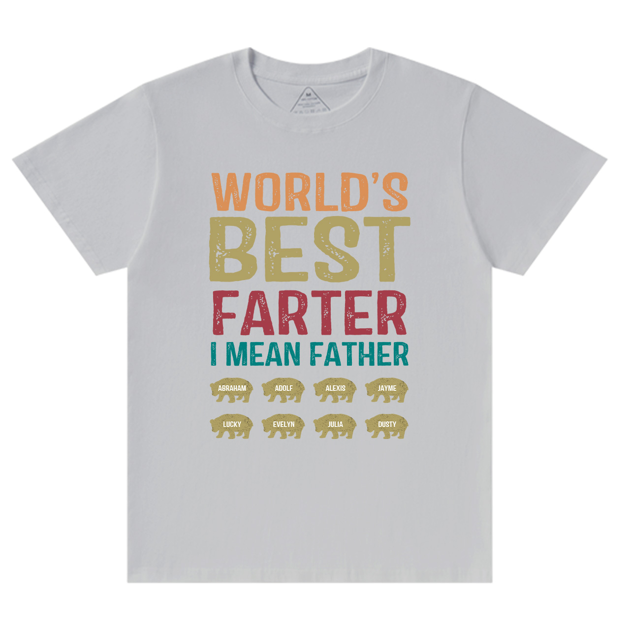 Personalized World's Best Farter I Mean Father Funny Shirt