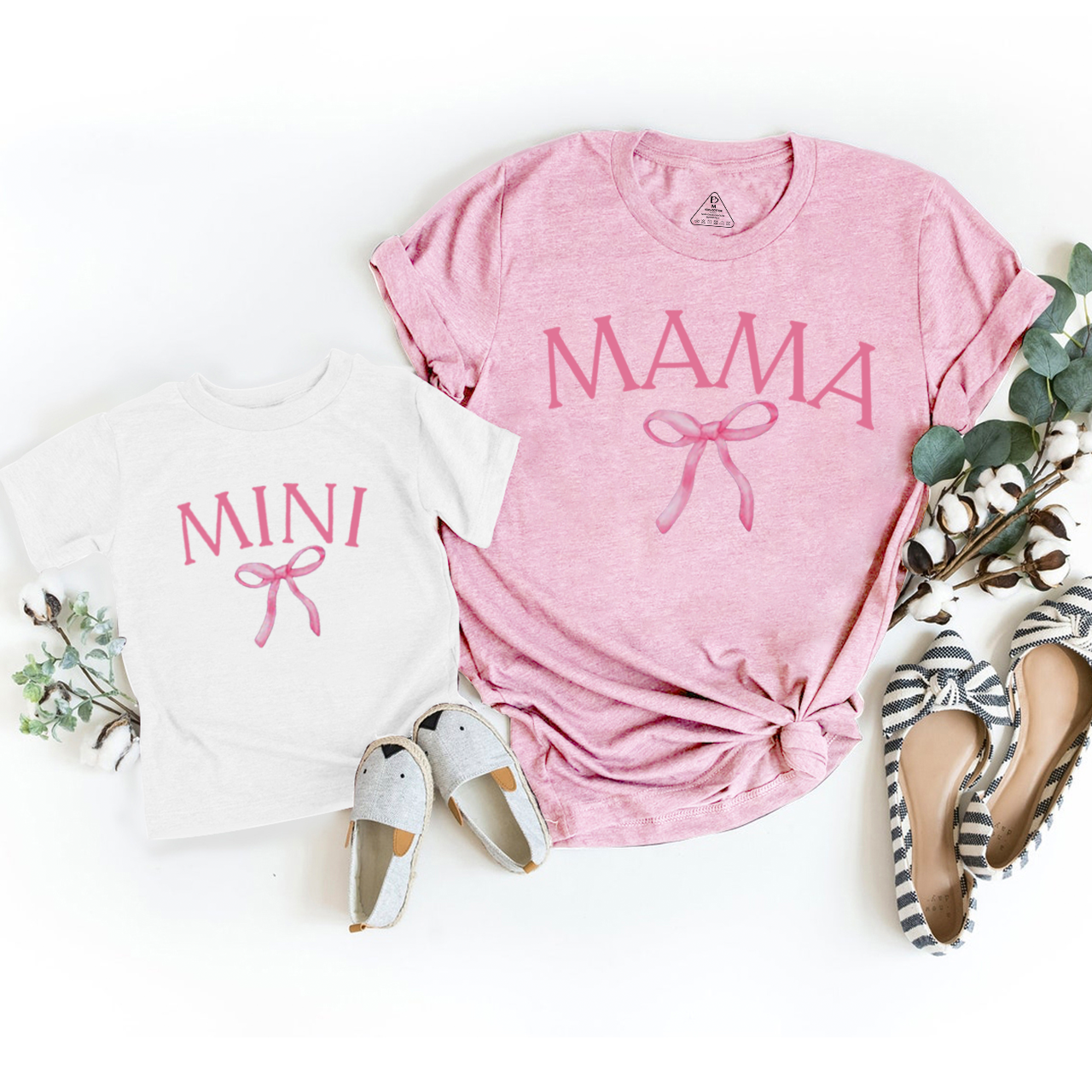 Bow Mommy And Me Matching Tees