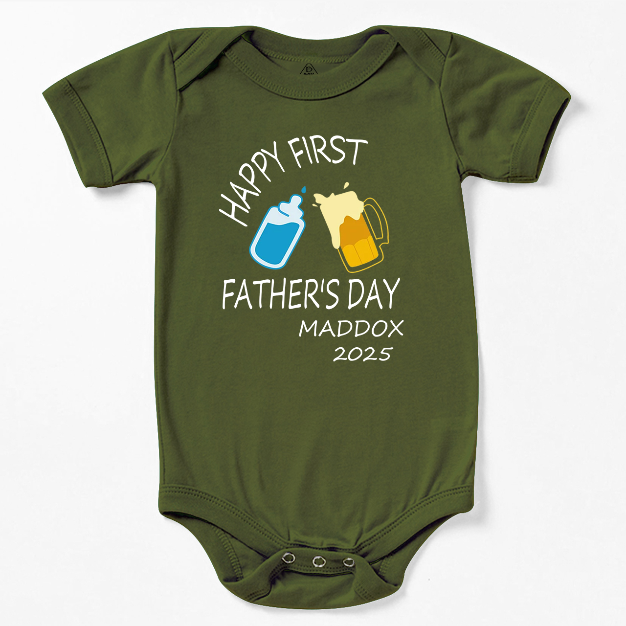 Happy Mother's/ Father's Day Cheers Bodysuit For Baby