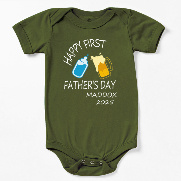 Happy Mother's/ Father's Day Cheers Bodysuit For Baby