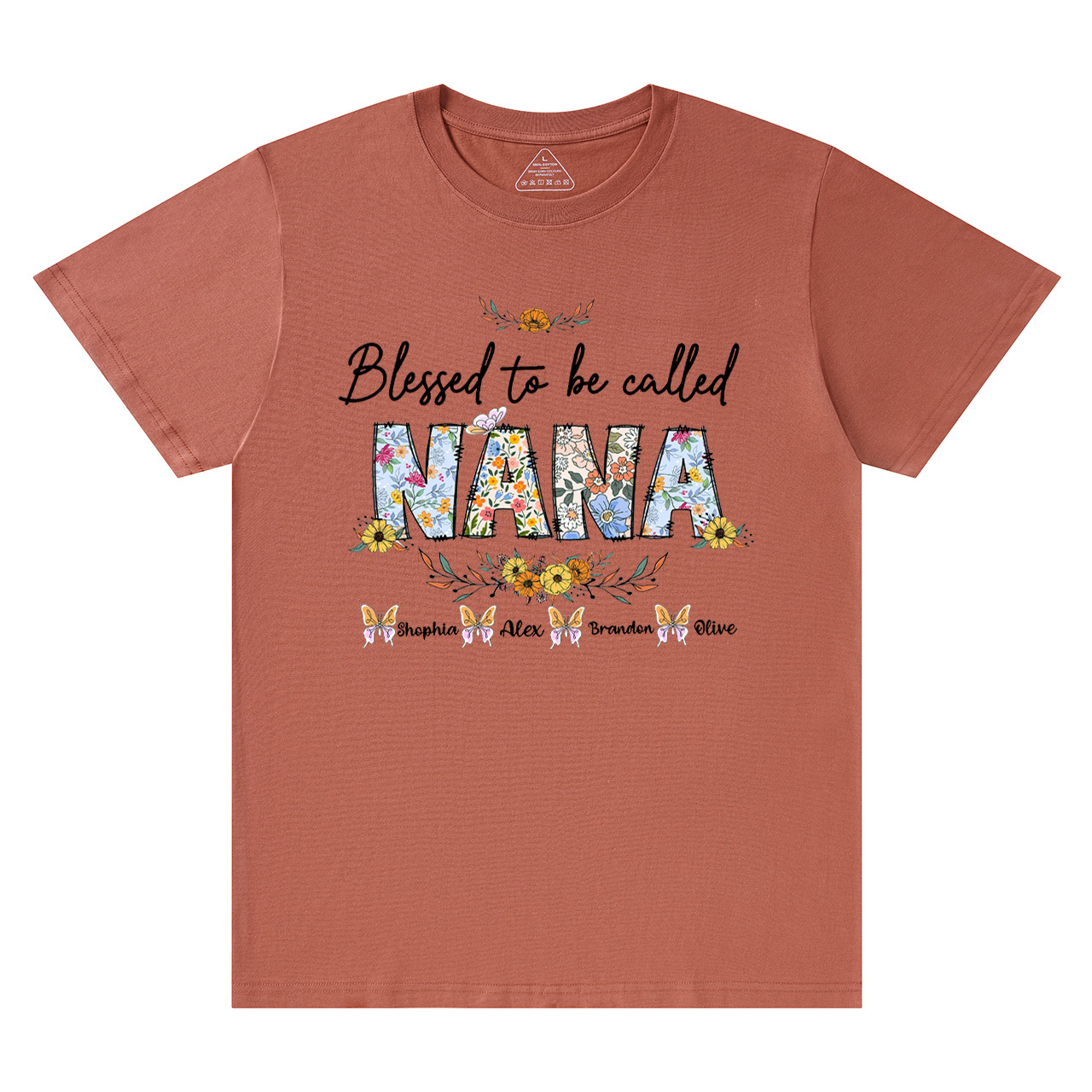 Personalized Blessed To Be Called Nana T-Shirts
