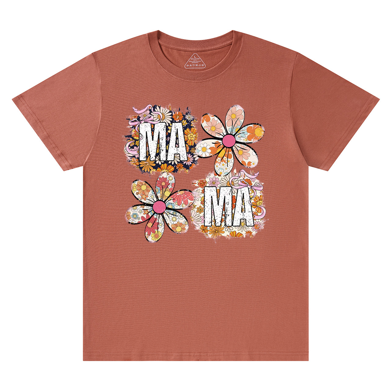 Retro Comfort Colors Floral Mama T-Shirts