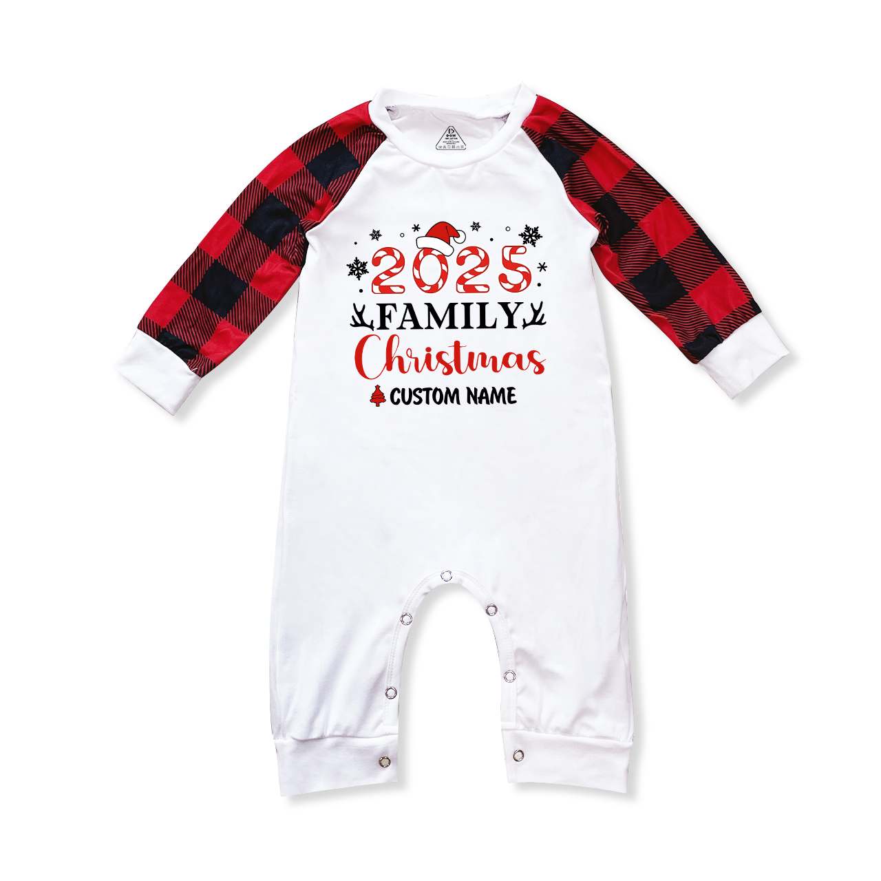 Antlers And snowflakes Christmas Family Matching Pajamas