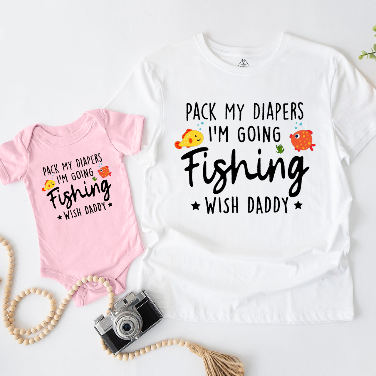 Pack My Diapers Dad&Me Matching Shirts