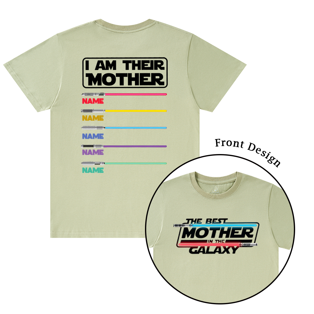 Personalized I Am Their Mother SW Mama T-Shirts