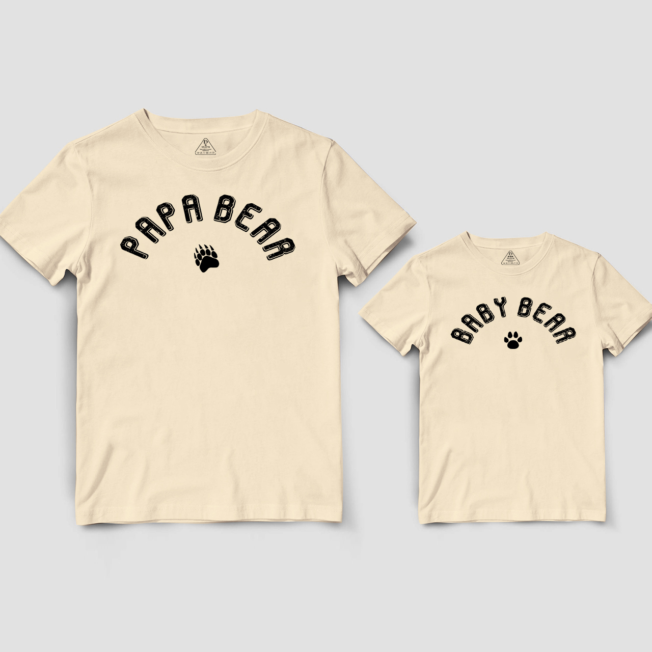 Papa Bear New Dad Dad and me Matching Shirts