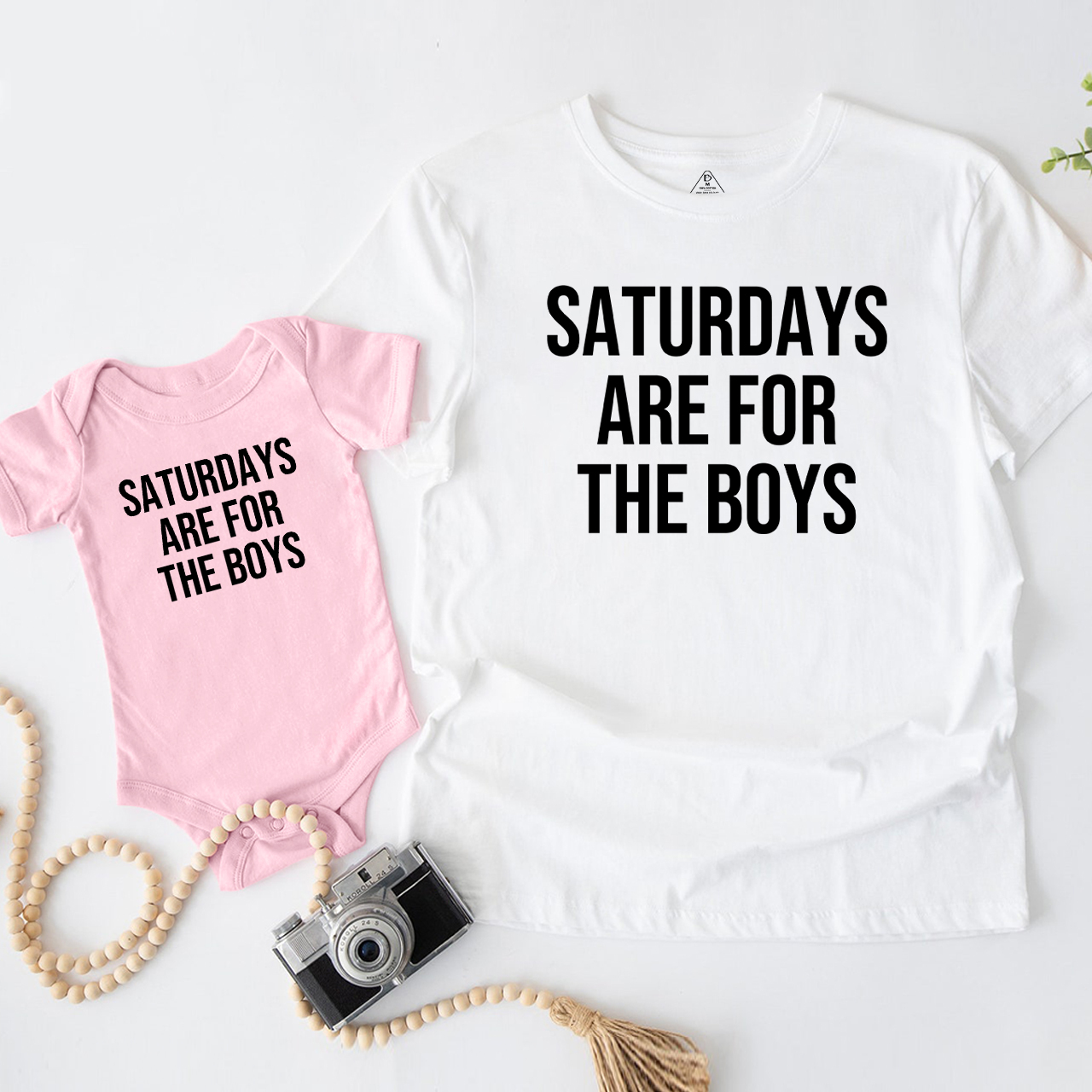 Saturdays Are For The Boys T-Shirts For Dad And Me