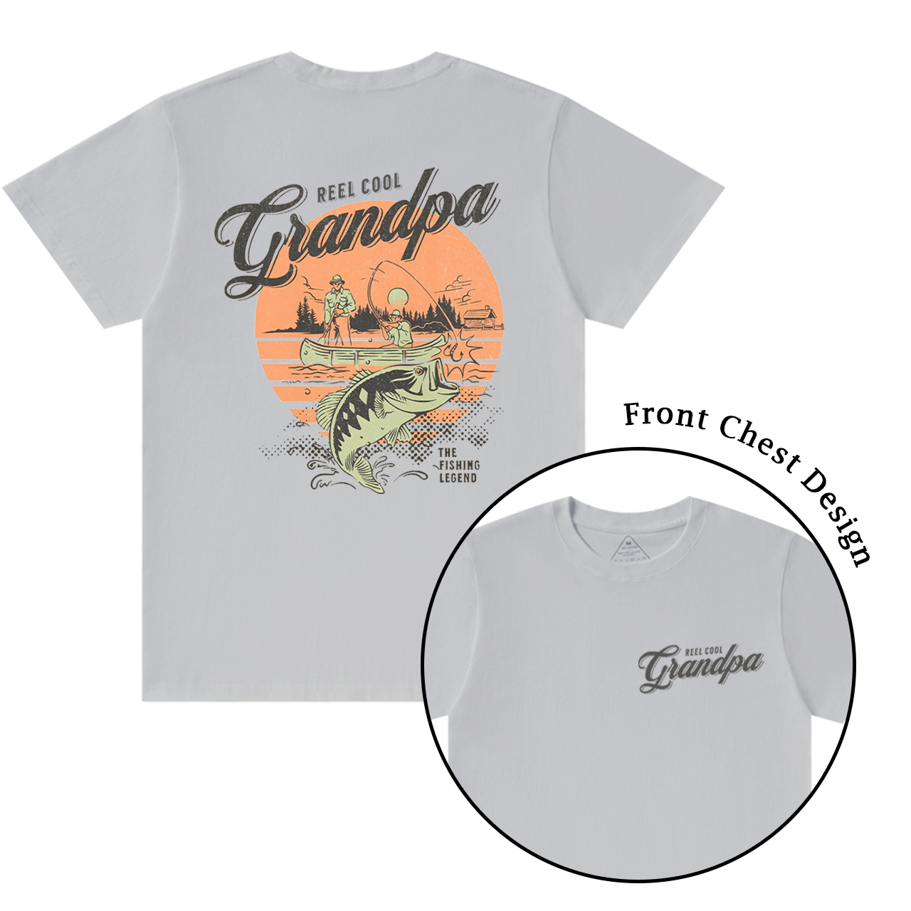 Personalized Cool Dad Fishing T-shirt