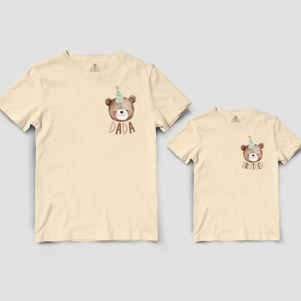 Personalized Bear 1st Birthday Dad&Me Matching Shirts