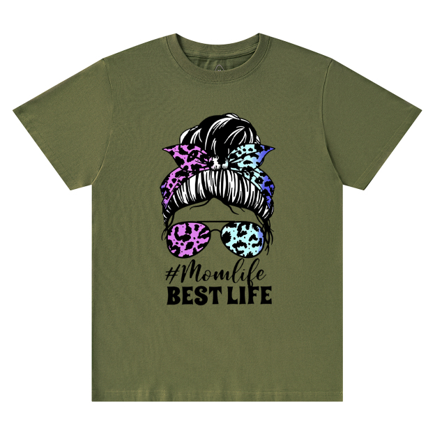 Mom Life Messy Bun Mom Shirt
